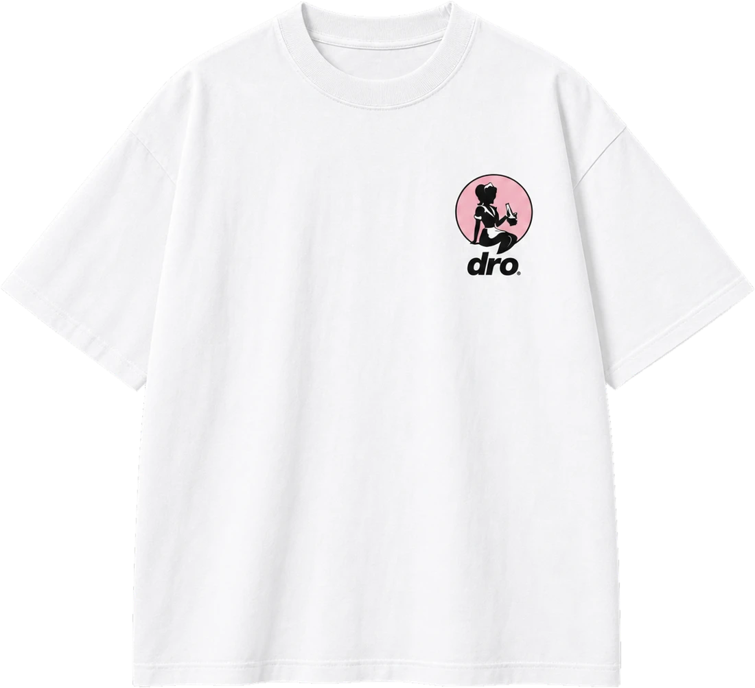 White Postage Stamp T-shirt, Front