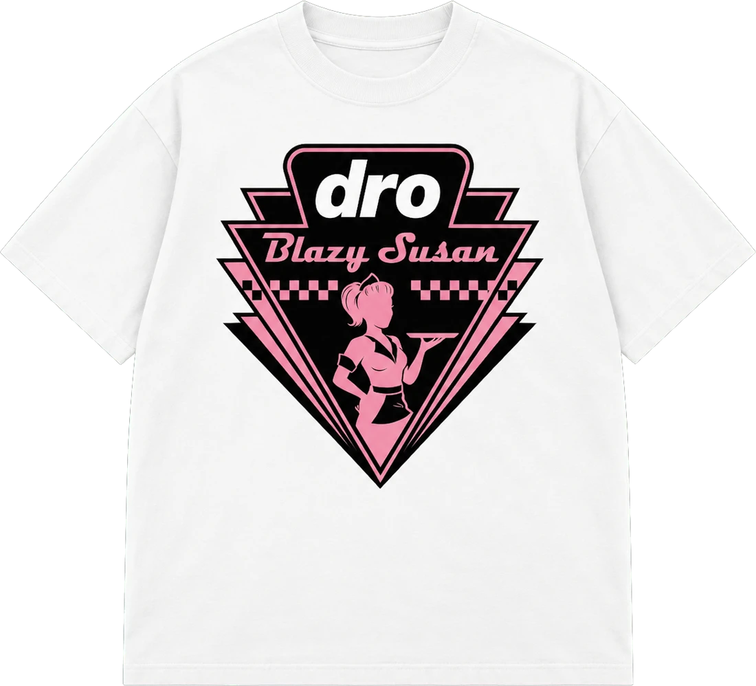 White Diner Triangle T-shirt, Front