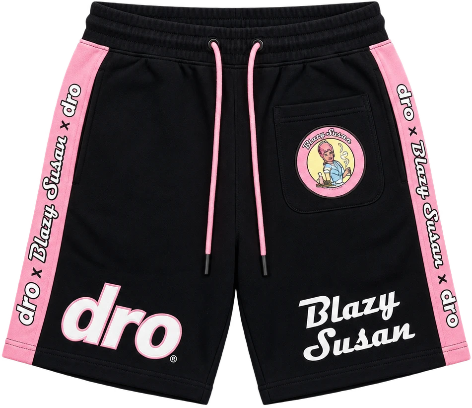 Black Patch Shorts, Front