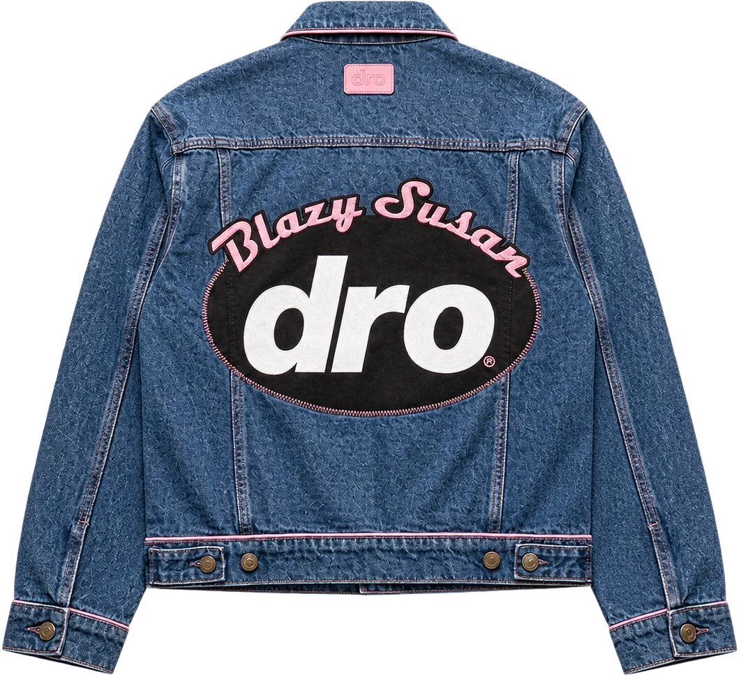 Blue Oval Denim Jacket, Back