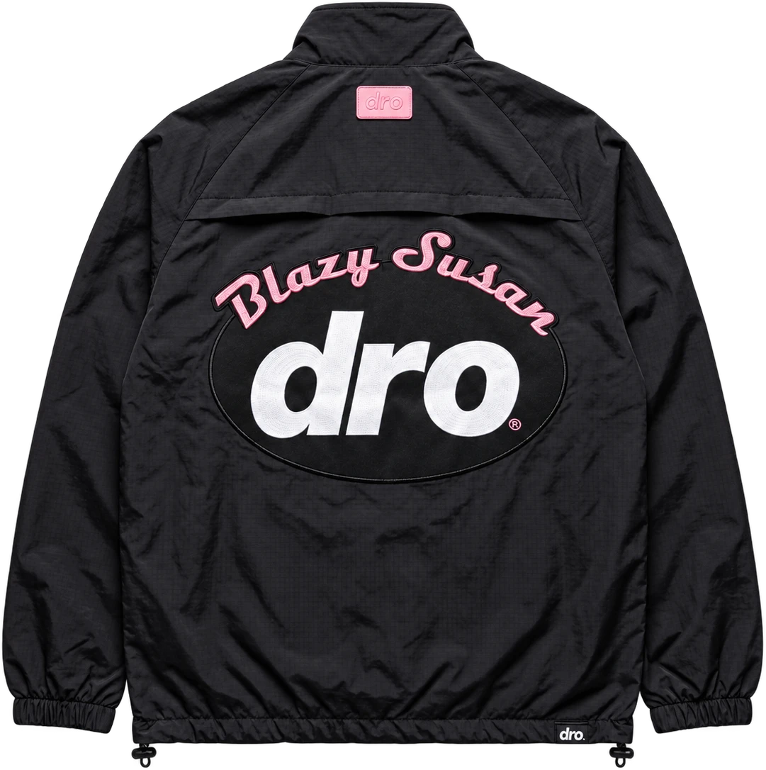 Black Oval Track Jacket, Back