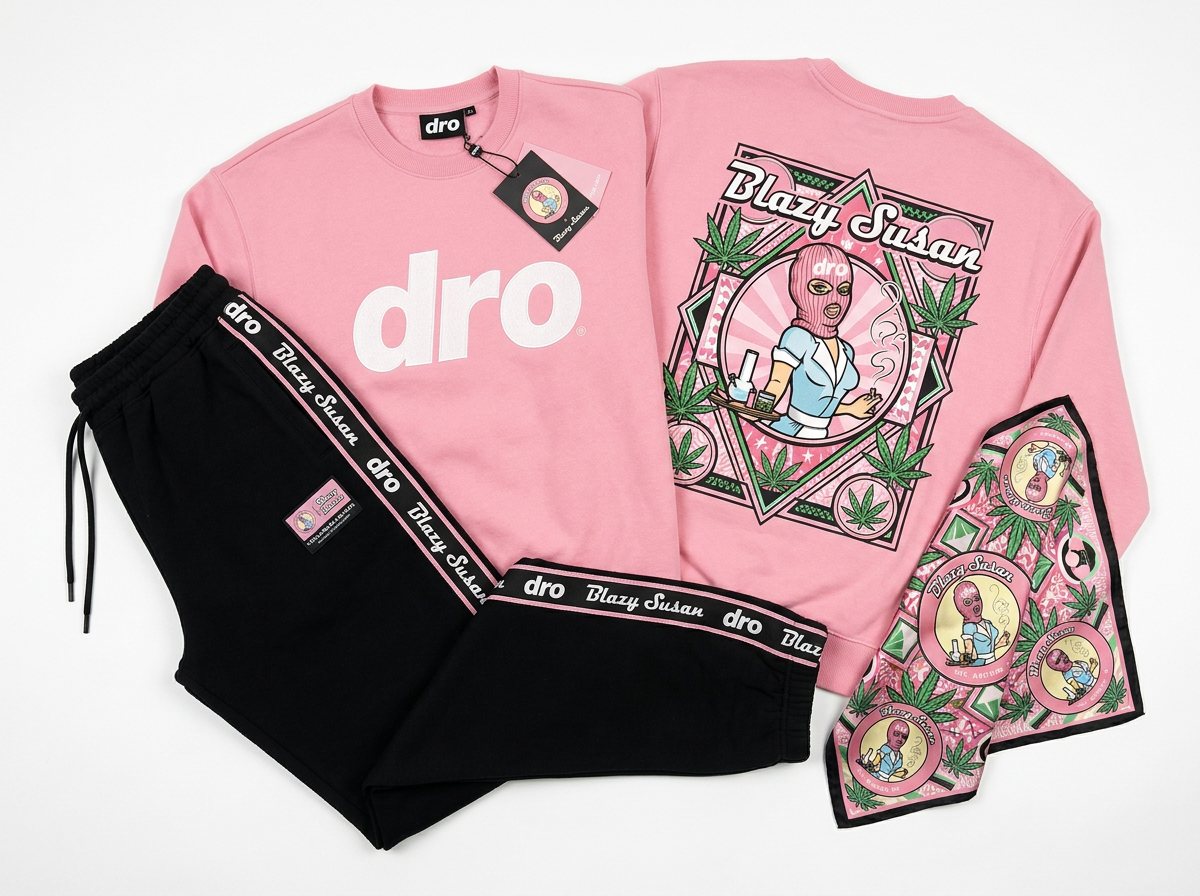 Pink Crew + Pants